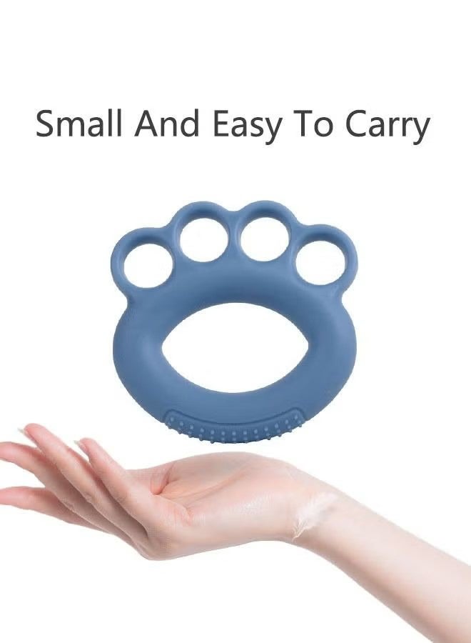 واي جيه مُقوي قبضة اليد، مقبض 60 باوند، مُدرب إصبع السيليكون، مُمدد اليد مُدرب قوة إصبع اليد، معصم الراحة وألم الإبهام - Image 3