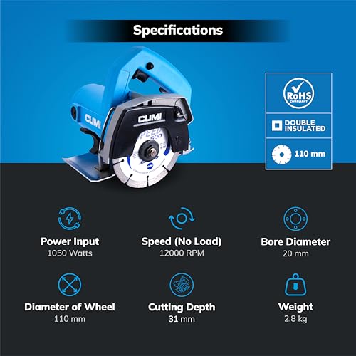 CUMI CTC 110 Plus - Tile Cutter 110mm - Image 3