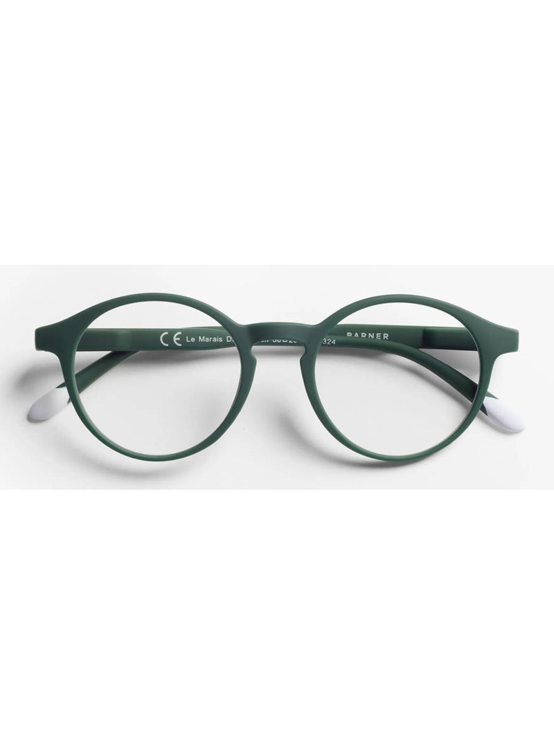 BARNER Le Marais Dark Green - Round Glasses - Image 1