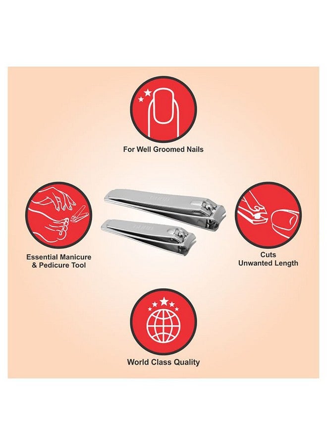 ستور 2508 مجموعة Store2508 من مقص الأظافر (قطعتان) وتلميع الأظافر (3 قطع) - Image 2