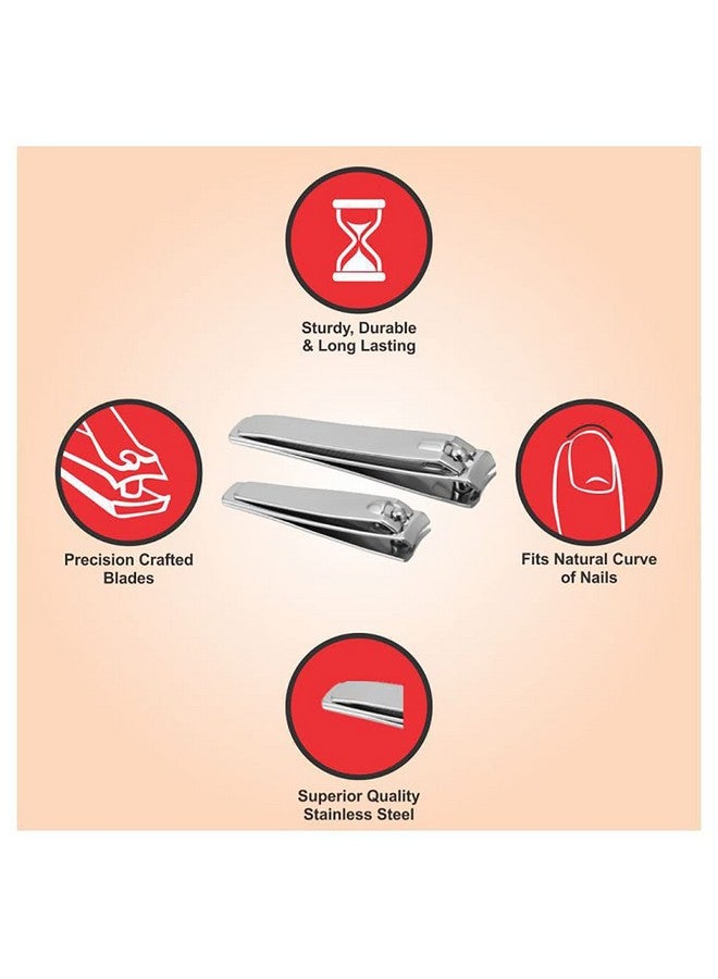 ستور 2508 مجموعة Store2508 من مقص الأظافر (قطعتان) وتلميع الأظافر (3 قطع) - Image 3