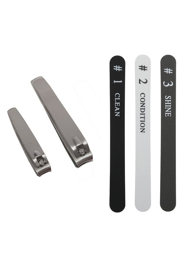 ستور 2508 مجموعة Store2508 من مقص الأظافر (قطعتان) وتلميع الأظافر (3 قطع) - Image 1