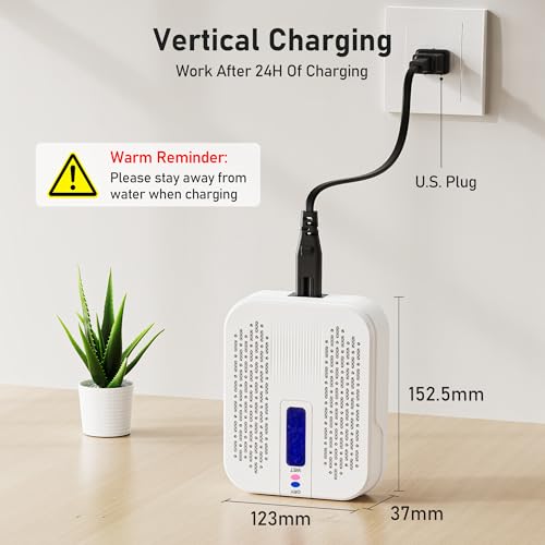 ATKMAYI Rechargeable Small Dehumidifier, Portable Mini Dehumidifier for Bathroom, Highly Efficient Dehumidification, Energy Saving, Suitable for Closet, Cars, Wardrobes, Bookcases - Image 4