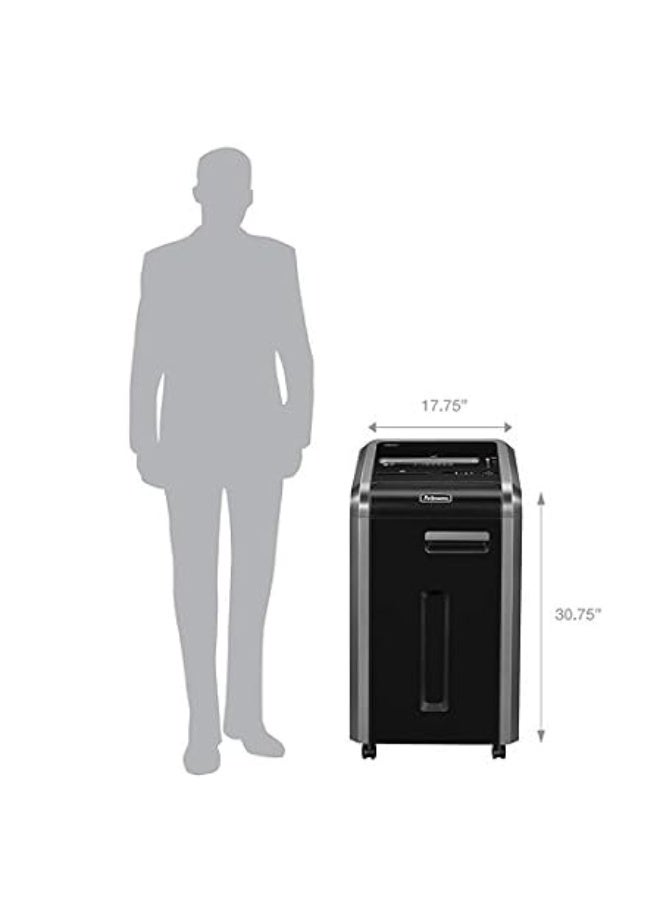 Fellowes Powershred 225Ci 100% Jam Proof 22-Sheet Cross-Cut Commercial Grade Paper Shredder - Image 3