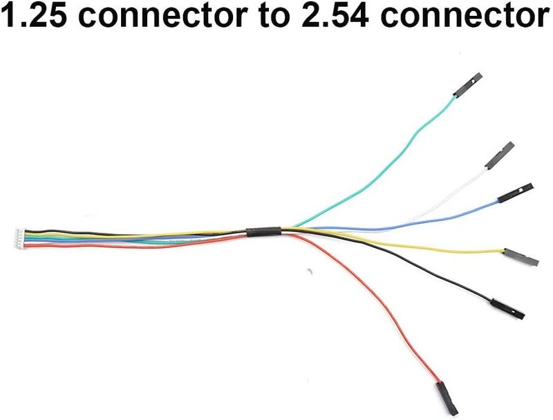 elechawk 9 PCS 1.25mm to Dupont 2.54mm Pitch Adapter Cables Wire Compatible with JST Molex PicoBlade 1.25 for Pixhawk Flight Controller RC Drone 2Pin to 8P - Image 3