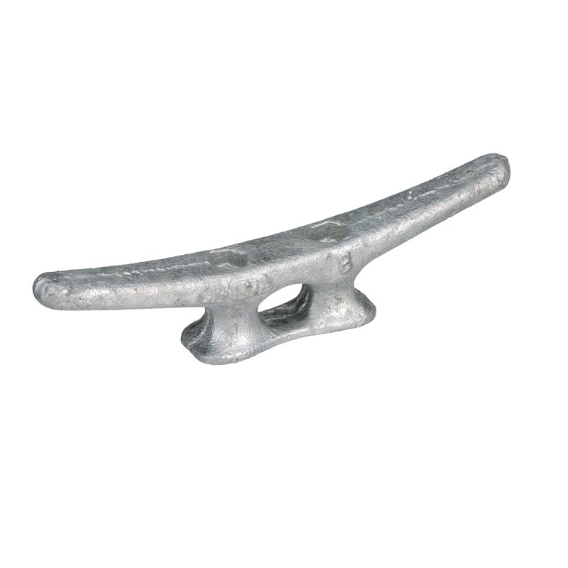 Seachoice Open Base Dock Cleat, Galvanized Gray Iron, 8 In. - Image 2
