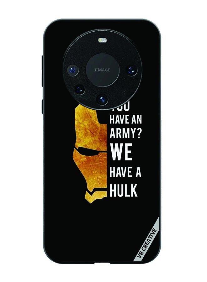 VR CREATIVE Protective Case Cover For Huawei Mate 60 Pro Hulk Caption Design Multicolour - Image 1