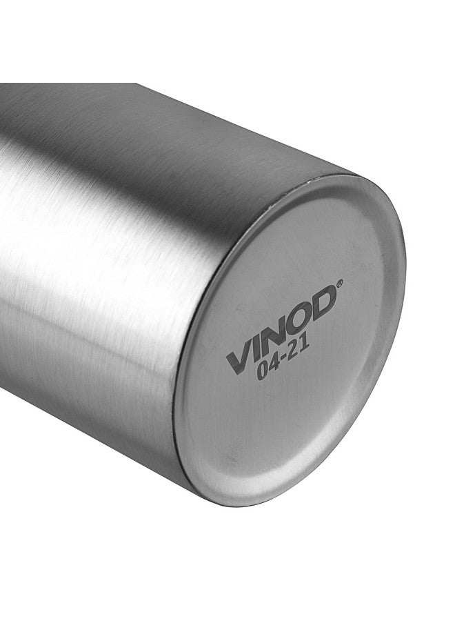 VINOD Frost Fridge Water Bottle With Fabricated 18/8 Stainless Steel Coating Inside And Outside (Pack Of 3) - Useful For School, College, Office, Gym Etc (Silver) - Image 5