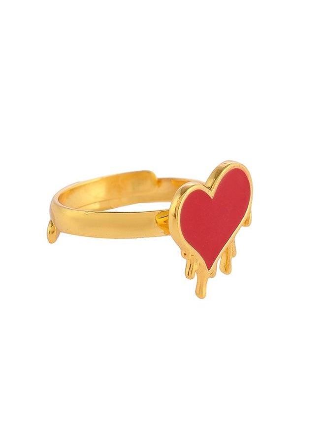 VOYLLA Valentine's Day Collection Asymmetrical Heart Ring  - Image 2
