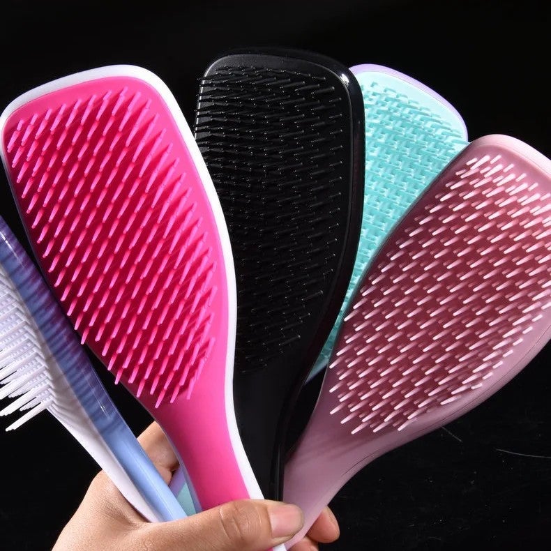 Y&D Hot Sale Detangling Hair Brush - ABS Handle, Anti-Static, Massage Scalp, High Quality Plastic Hairbrushes - Image 2