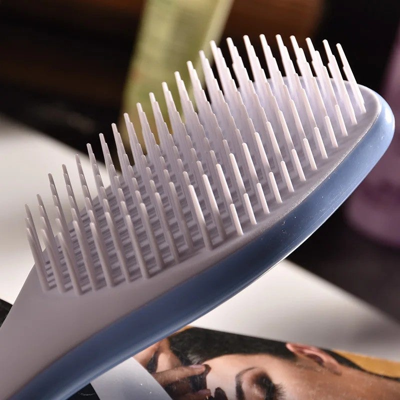 Y&D Hot Sale Detangling Hair Brush - ABS Handle, Anti-Static, Massage Scalp, High Quality Plastic Hairbrushes - Image 1