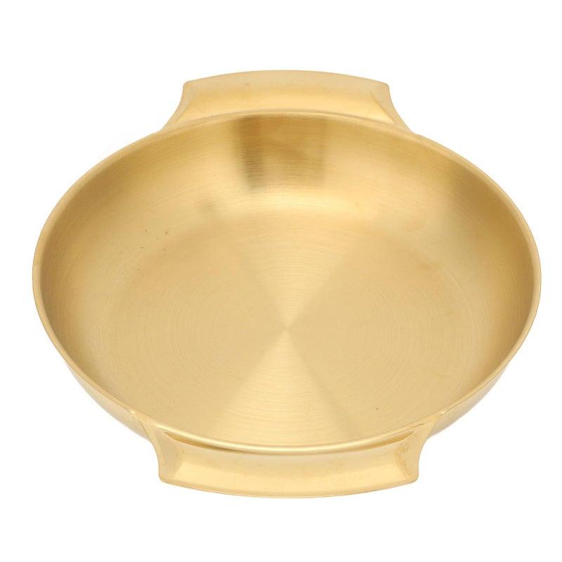 Medium Durable Rustproof Paella Pan Double Ear Frying Pan Household Camping Stove - Image 3
