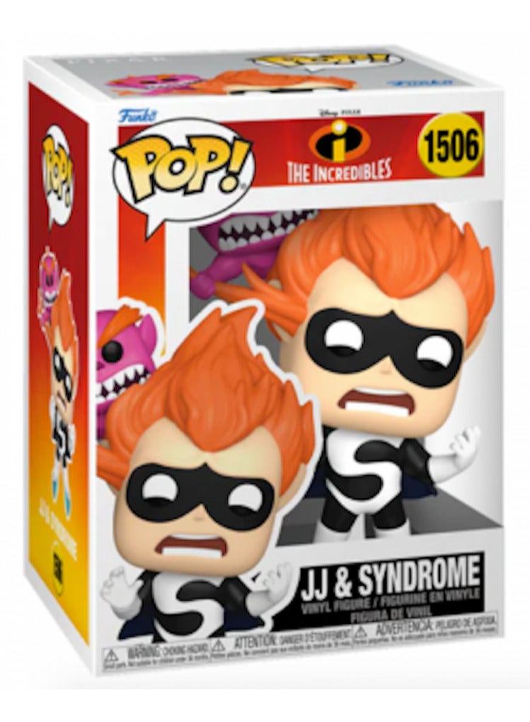 Funko Pop! Cartoon Animation: Disney Pixar - The Incredibles -JJ and Syndrome (1506) - Image 2
