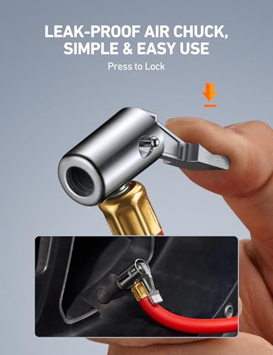 AstroAI T1 Digital Tire Pressure Gauge with Inflator 3250 PSI Air Chuck with Pressure Gauge Heavy Duty with Quick Connect Coupler Calibrated to ANSI B407 Grade 2A - Image 3