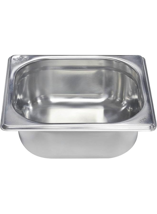 RAJ Steel Gn Pan Silver 176X162X65 Mm Gastronorm Pan Catering Pan Food Warmer Pan Food Storage Container - Image 1