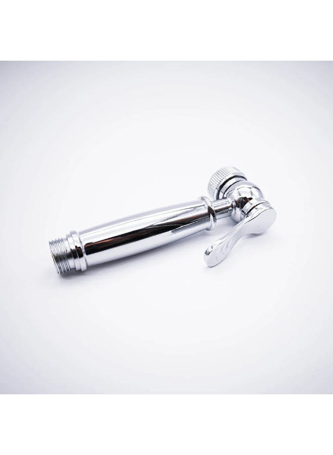 Rona Chrome Shattaf Bidet Sprayer Set Handheld Toilet Spray Kit for Bathroom Hygienic Cleaning - Image 3
