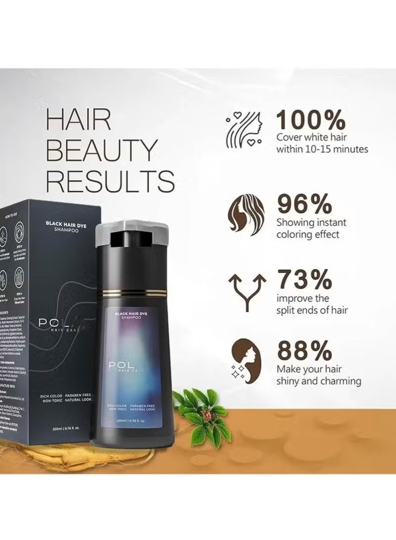 POLAR Hair Care Shampoo, Polar Hair Care Instant Dye Shampoo, Polar Hair Care Dye Shampoo (Purple) - Image 5