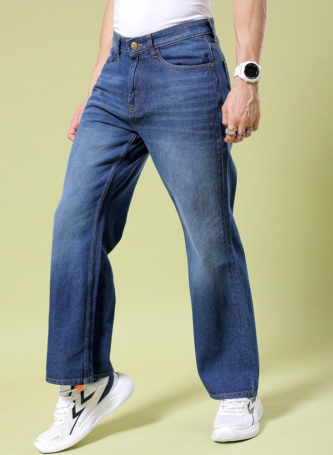The Indian Garage Co Men Mid Rise Loose Fit Jeans - Image 2