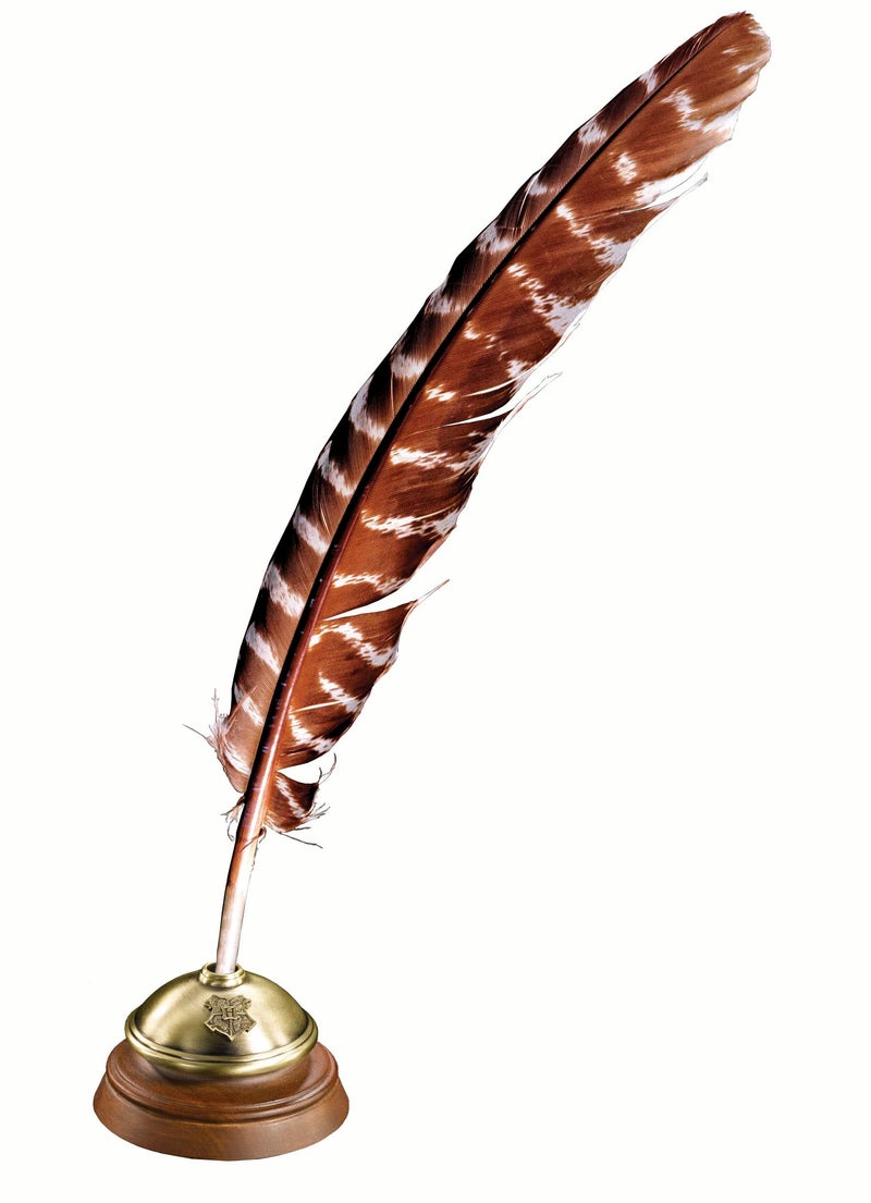The Noble Collection Harry Potter Hogwart's Writing Quill with Stand - Image 1