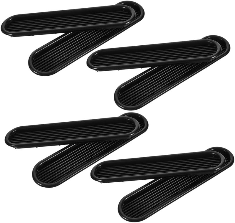 Gadpiparty 8Pcs Plastic Mesh Ventilation Grille Cover for Wardrobe and Shoe Cabinet Breathable Air Vent Grille Modern Minimalist Design Sturdy Plastic for Home Use - Image 1