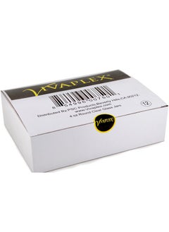 Vivaplex Vivaplex, 12, Clear, 4 oz, Round Glass Jars, with Inner Liners and black Lids  - Image 2