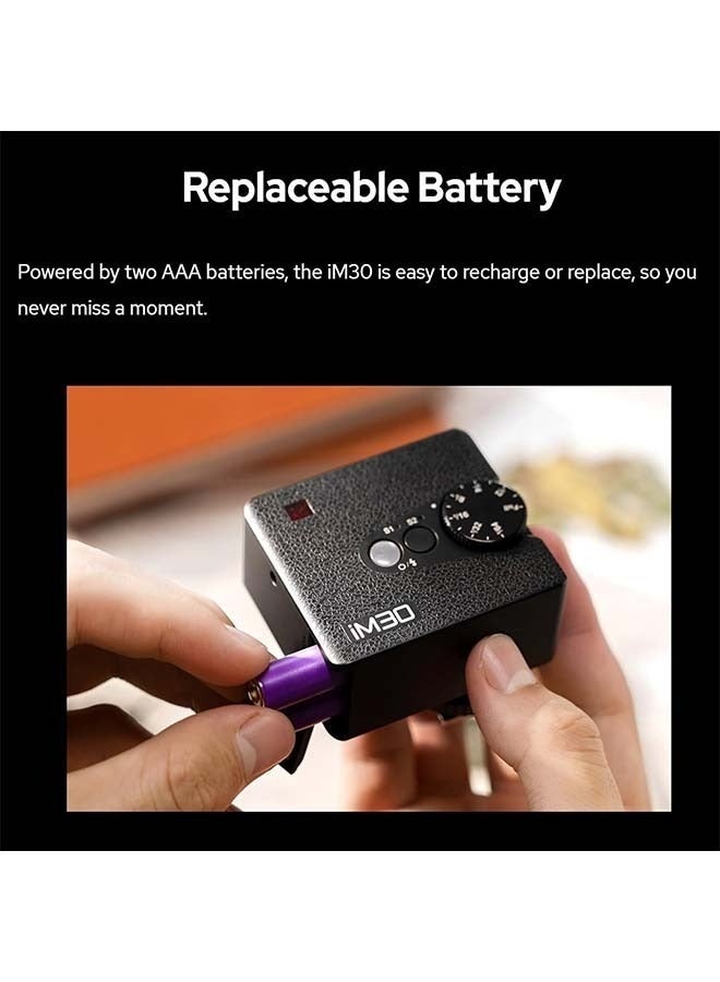 Godox iM30 Camare Flash,Mini Flash Speedlite,GN15 with 13 Levels Flash Power, CCT 6500K±200K with S1/S2 Optical Control for Fuji, for Canon, for Nikon, for Sony, for Olympus Camera - Image 5