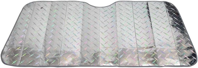 TOTMOX Universal Car Windscreen Sun Shade - Heat Reflective UV Shield with Suction Cups - Image 1