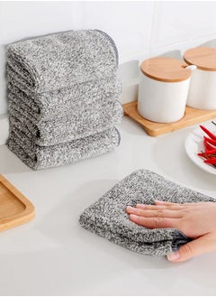 5-Pack Microfiber Dish Cloths Super Absorbent Kitchen Dish Cloths For Dishwashing, Bamboo Charcoal Fiber Cleaning Cloths For Kitchen Towels, Quick Dry, Multi-Surface Cleaning 12" X12" - pzsku/ZDD87A365791969032BAEZ/45/_/1693818784/2c8770ff-fb9d-4817-8a6b-04713159f511