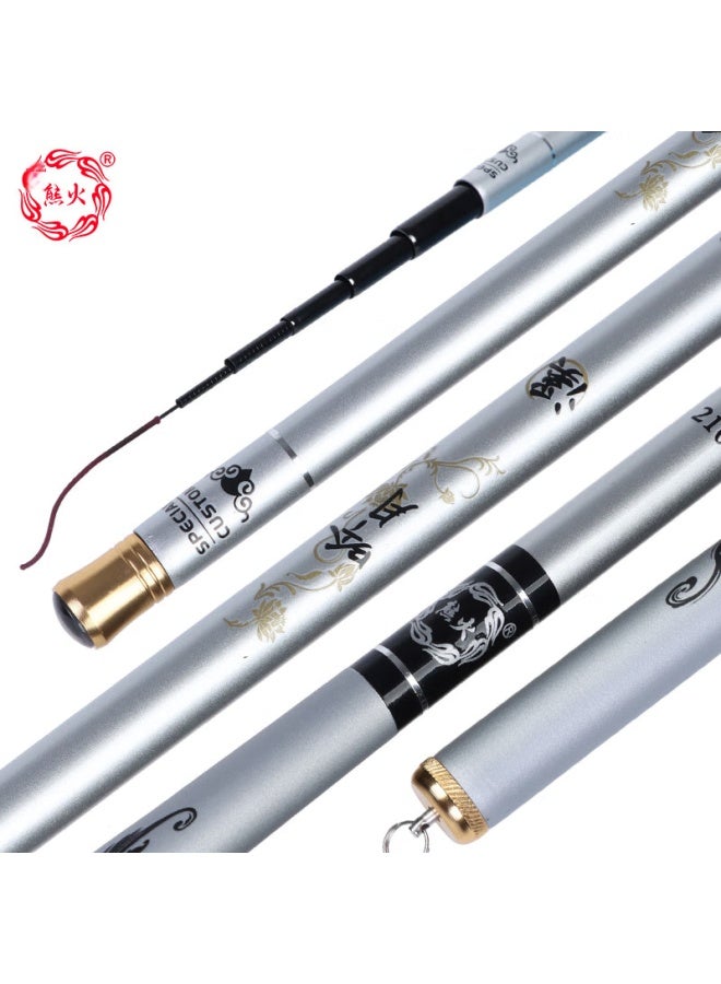 Bear fire Xionghuoyu Fishing Rod, 1.8m Short Section, Stream Rod, Carbon Fiber Fishing Rod, Hand Rod, Children's Fishing Rod, Portable, Light And Hard, White Strip Rod  - Image 5