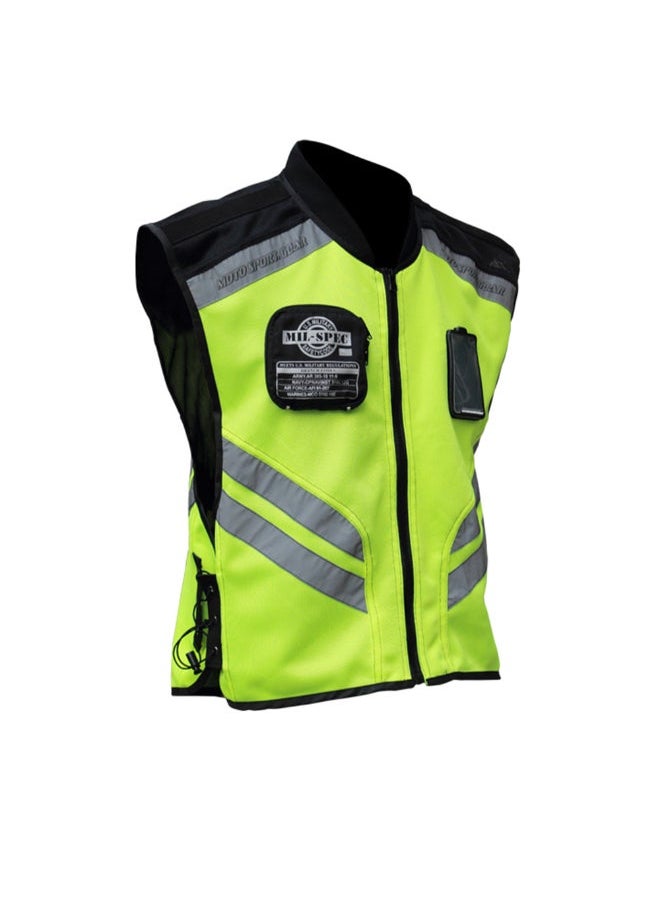 NIBEMINENT Polyester Motorcycle Reflective Vest  - Image 2