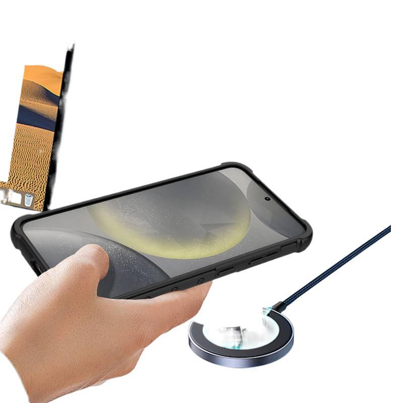 غطاء MagSafe | حماية من السقوط | مقاوم للصدمات لـ Samsung Galaxy A35 | أسود | TPU | مغناطيس قوي - Image 5