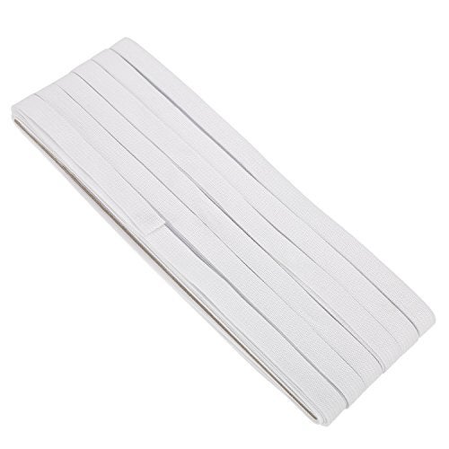 Shappy Elastic Band for Sewing Knit Elastic Band (1/2 Inch X 22 Yards,White) - Image 1