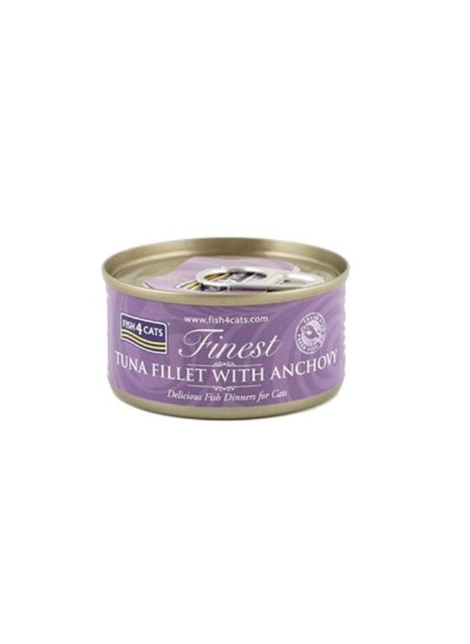 fish4cats Finest Tuna Fillet with Anchovy Wet Cat Food  - Image 2