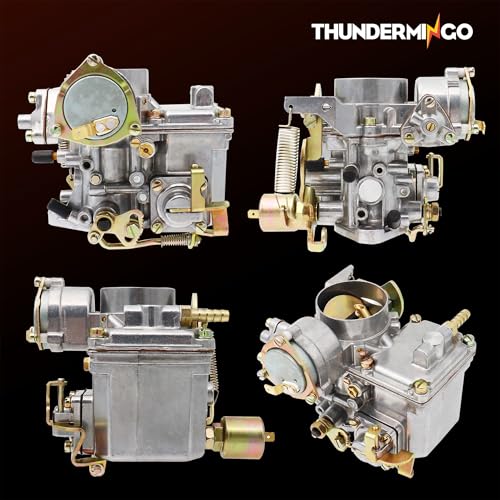 THUNDERMINGO 39 Pict-3 Carburetor For VW Beetles Super Beetles 1971-1979 Dual Port 1600cc Air Cooled Type 12V Engine Electric Choke Volkswagen Bug Bus Thing Karmann Ghia Sedan Kombi, SOLEX 39MM 113129031K - Image 5