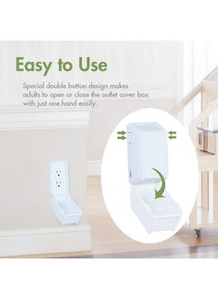 EUDEMON Baby Safety Electrical Outlet Cover Box Childproof Large Plug Cover for Babyproofing Outlets Easy to Install & Use (1 Pack,White) - pzsku/ZDD87FAA1532BB8A4FCD1Z/45/_/1736571233/07d43a25-c45b-4eb9-81d9-33dfc3342dd3