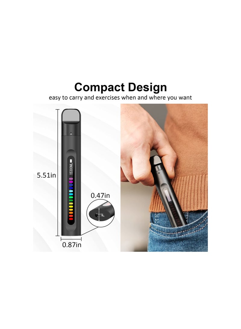 SOLARAE Breathing Exercise Device, Breathing Lung Recovery Exerciser, Compact Guided Portable Breathing Trainer, Real-time Result Display, Improve Fitness Sleep, Excellent for Athletes Normal People - Image 2