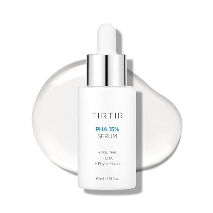 TIRTIR PHA 15% Exfoliating Serum - Hydrating Water Peeling for Smooth, Radiant Skin - Gentle PHA & LHA Formula for Sensitive Skin - Image 1