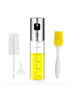 Oil Sprayer Dispenser Set Includes 1xOil Spray Bottle, 1xBottle Brush, 1xFunnelRor BBQ, Cooking, Salad 100ml - pzsku/ZDD88279744734FEA1C87Z/45/_/1732527343/9a608a43-1203-4c99-8d8a-4090ca8af6b8