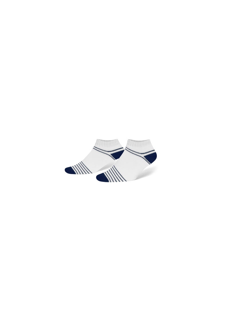 John Gladstone Men's White Assorted  Sneaker Socks – Pack of 3 Comfortable Low-Cut Everyday Socks - Image 5