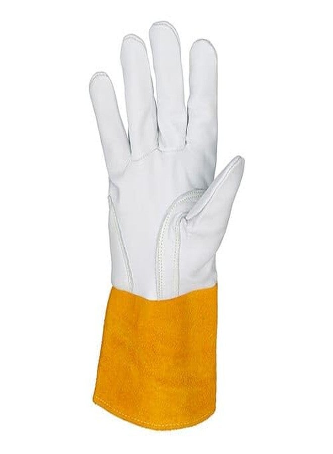 Tillman 1338 Top Grain Goatskin TIG Glove with Glide Patch Large White - Image 4