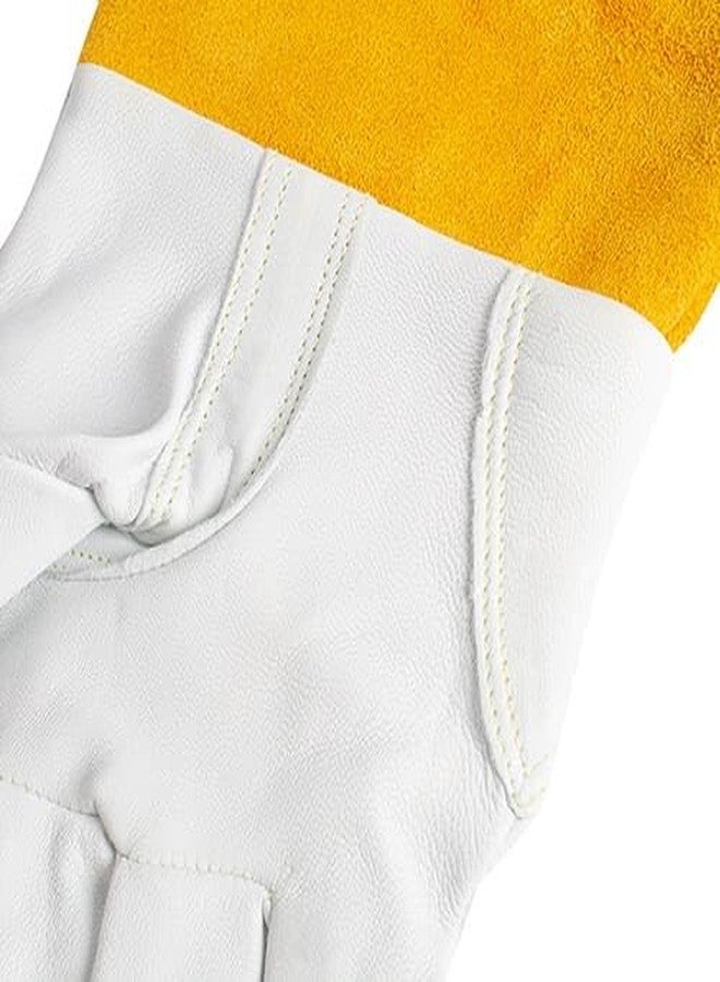 Tillman 1338 Top Grain Goatskin TIG Glove with Glide Patch Large White - Image 2