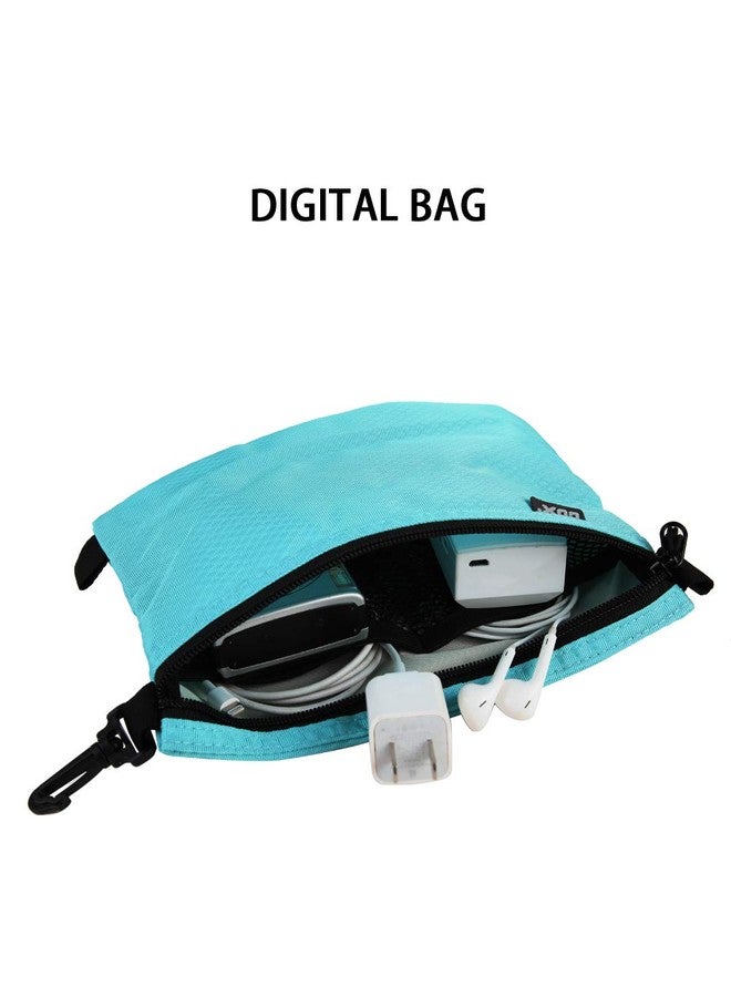 GOX Small Toiletry Bag for Men Bulk Cosmetic Bag Dopp Kit Carry On Zipper Pouch Organization Nylon Small Packing Sack Waterproof - Image 4