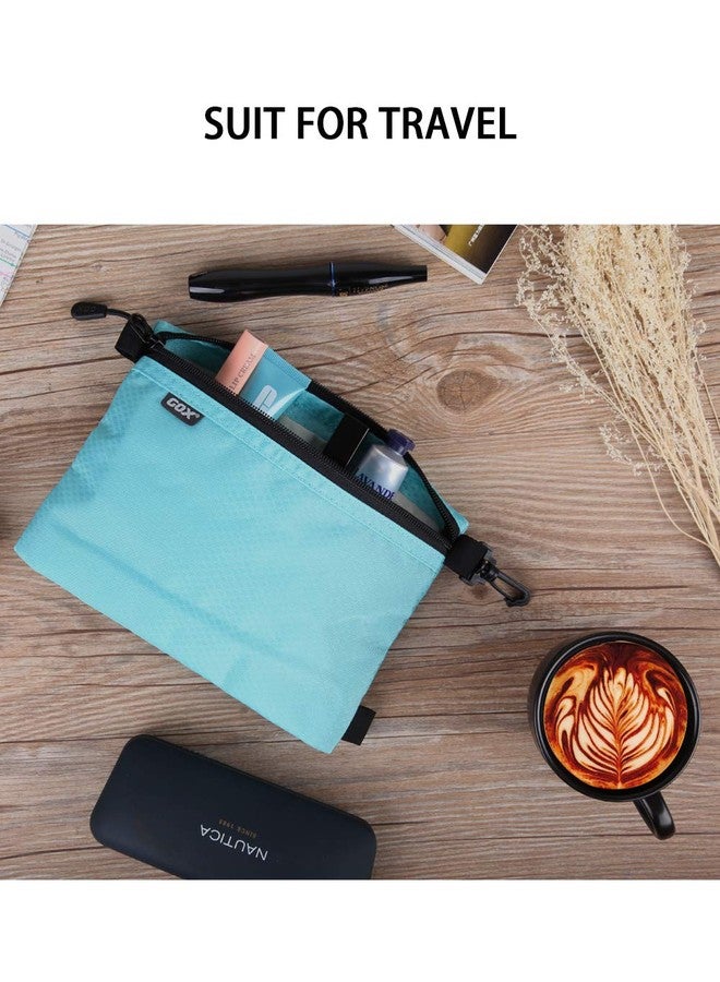 GOX Small Toiletry Bag for Men Bulk Cosmetic Bag Dopp Kit Carry On Zipper Pouch Organization Nylon Small Packing Sack Waterproof - Image 2
