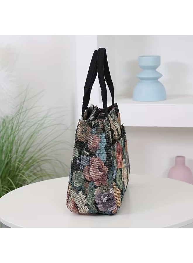 Women's Tote Bag New Product, Thickened Knitted Jacquard Fabric, Tote Bag - Image 3