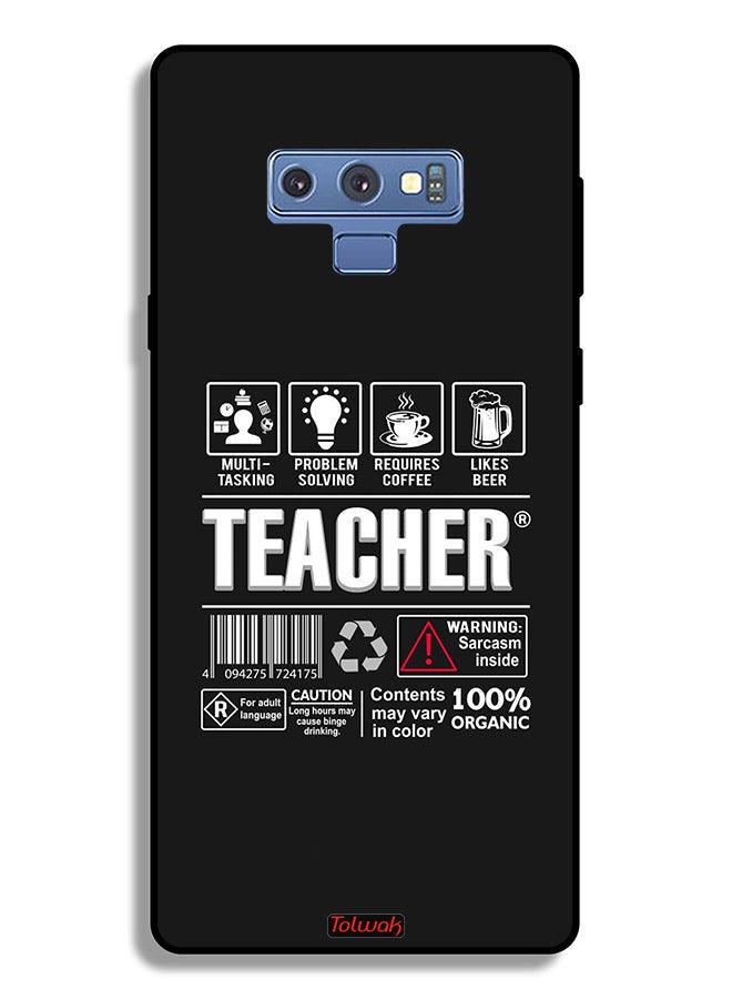 Tolwak Samsung Galaxy Note 9 Protective Case Cover Teacher Sticker - Image 2