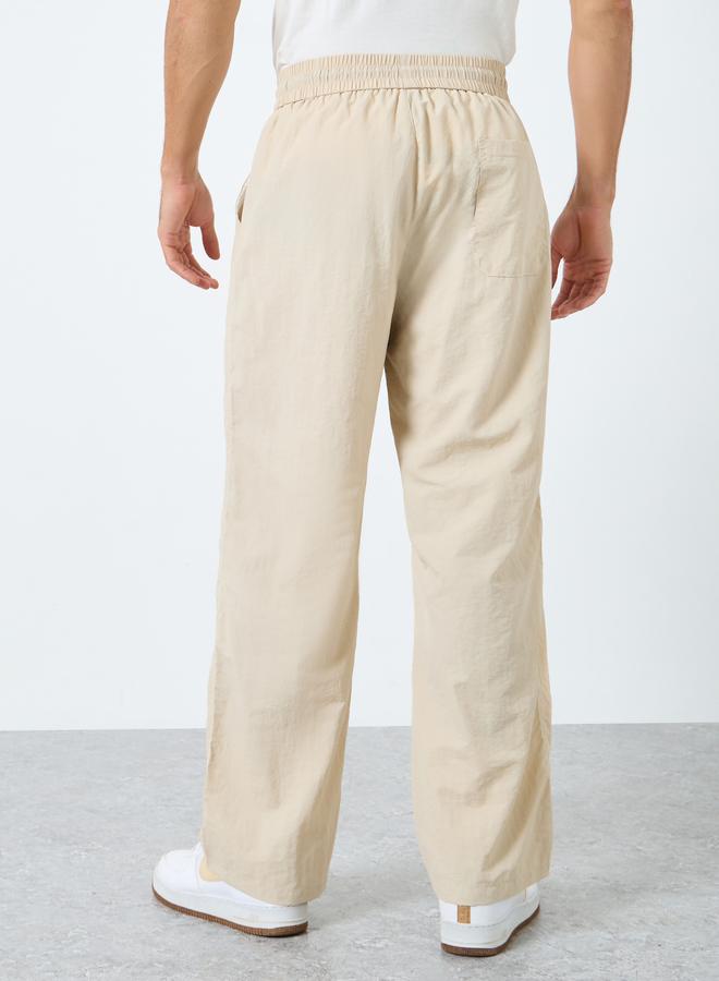 Styli Men Straight Leg Pants with Drawstrings - Image 4