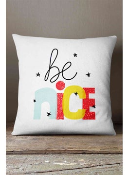 Velvet Babyface White Black Be Nice Written Modern Digital Print Throw Pillow Pillow Case - CGH387 - pzsku/ZDD88625CECD120200D67Z/45/_/1725725300/220339d9-f932-456d-98ad-b458bfeed462