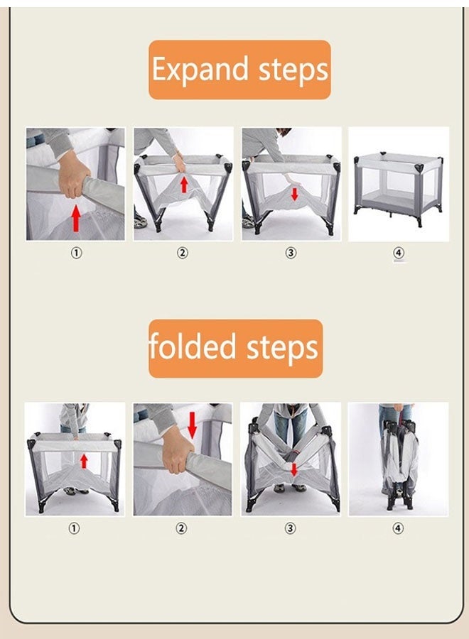 كادي ون محبس و سرير أطفال آمن و مريح مع حواجز شبكية للحفاظ على الأجواء الداخلية أكثر تهوية مصنوع من مواد آمنة لطفلك - Image 4