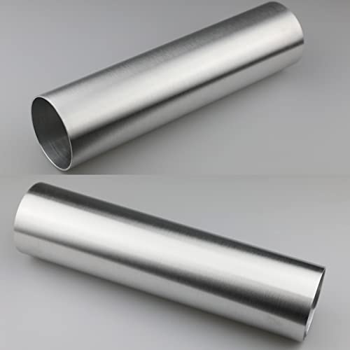 KRD PERFORMANCE 102mm4 OD Straight 4 Inch Aluminum Intercooler Pipe Air Intake Tube Length 24 610mm Brushed Finish - Image 3