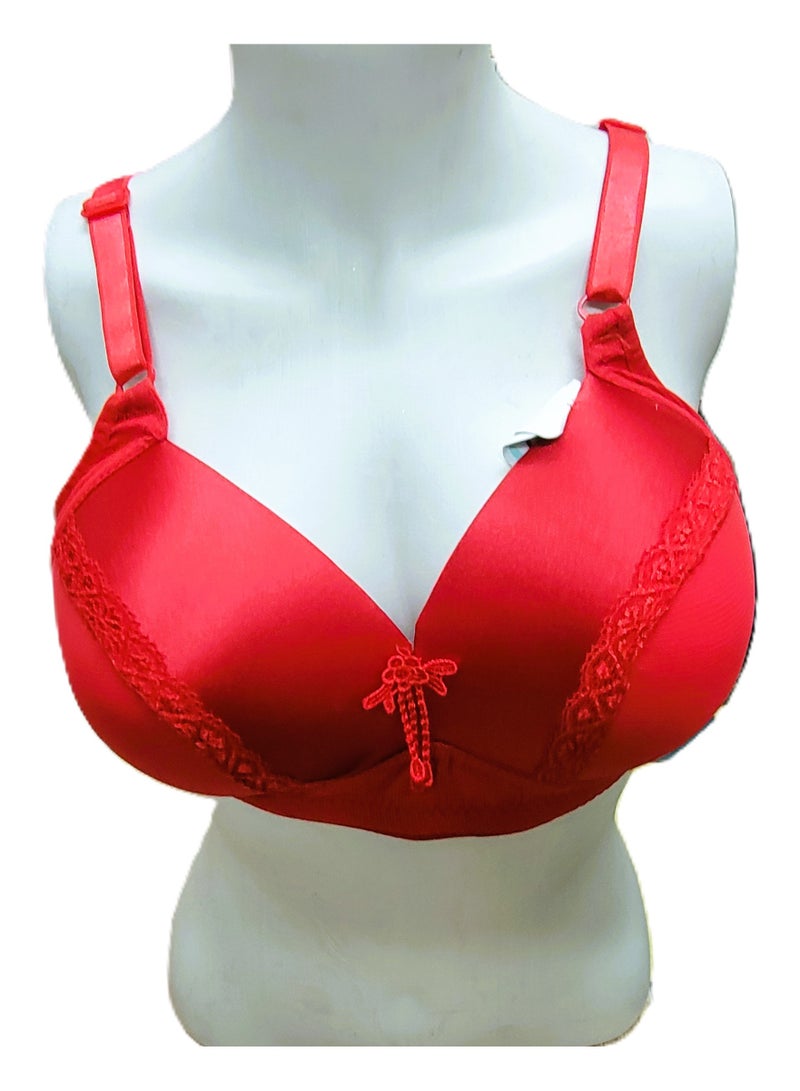 Women's Plus Size Comfortable and Supportive Wire-Free Bra - Premium Quality and Materials  - Image 3